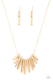 Paparazzi Leading MANE - Gold Necklace