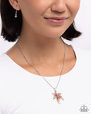 PaparazziLeafy Lullaby- Brown Necklace