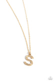 Paparazzi Leave Your Initials - Gold - S
