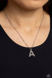 Paparazzi Leave Your Initials - Silver - A