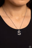 Paparazzi Leave Your Initials - Silver - S
