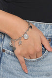 Paparazzi Legacy Letters - White - I Initial Bracelet