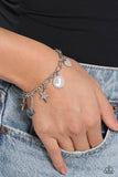Paparazzi Legacy Letters - White - J Initial Bracelet