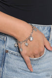Paparazzi Legacy Letters - White - K initial Necklace