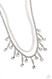 Paparazzi CONVENTION EXCLUSIVE Lessons in Luxury - White Necklace