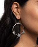 Paparazzi Let SPARKLE Ring! - Silver Star Earrings