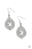 Paparazzi Lets GLOW, Girls! - White Earrings