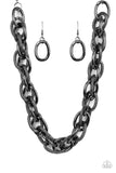 Paparazzi License to Chill - Black Chain Necklace