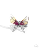 Paparazzi Light Landing- Yellow Butterfly Ring