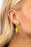 Paparazzi Lightning Limit - Green Earrings