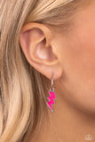 Paparazzi Lightning Limit - Pink Earrings