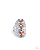 Paparazzi Linear Lush- Brown Ring