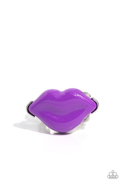 Paparazzi Lively Lips - Purple Ring