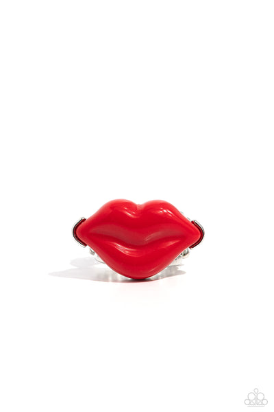 Paparazzi Lively Lips - Red Ring