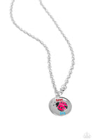 Paparazzi Lively Love Bug - Red Necklace