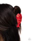 Paparazzi Lobster Leisure- Red Hair Clip