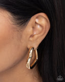 Paparazzi Local Attraction- Gold Hoops Earrings