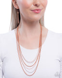 Paparazzi Lockdown Layers- Copper Necklace