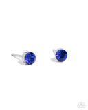 Paparazzi Logical Light - Blue Studs Earrings