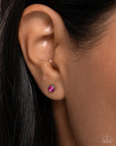 Paparazzi Logical Light - Pink Earrings