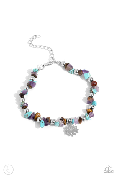 Paparazzi Lotus Landslide - Multi Anklet