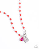 Paparazzi Love Match- Red Necklace