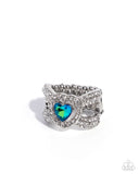 Paparazzi Lovely Levels- Green Ring