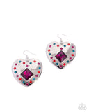 Paparazzi Lovely Lights- Pink Earrings