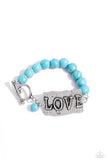 Paparazzi Lovely Stones - Blue Love Bracelet