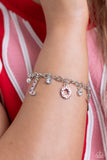 Paparazzi Lovestruck Leisure - Red Heart Bracelet