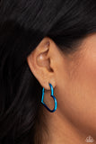 Paparazzi Loving Legend - Blue Heart Earrings