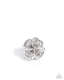Paparazzi Luminescent Lattice- Silver Rings