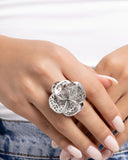 Paparazzi Luminescent Lattice- Silver Rings