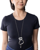 Paparazzi Luminescent Longevity- SIlver Necklace Lanyard