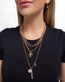 Paparazzi Luminous Layers - Gold Necklace