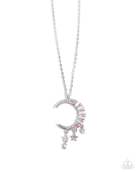 Paparazzi Lunar Landmark - Pink Necklace