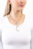 Paparazzi Lunar Landslide - Blue Necklace