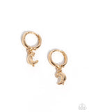 Paparazzi Lunar Language- Gold Earrings