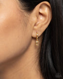 Paparazzi Lunar Language- Gold Earrings