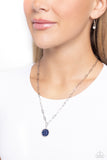 Paparazzi Lunar Liaison - Blue Necklace