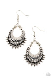 Paparazzi Lunar Luxury - Black Earrings