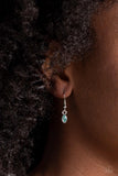 Paparazzi Lustrous Laurels - Green Marquise-Cut Necklace