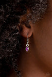 Paparazzi Lustrous Laurels - Purple Amethyst Marquise-Cut Necklace