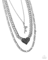 Paparazzi Luxurious Love - Black Necklace