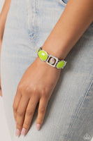 Paparazzi Majestic Mashup - Green Bracelet