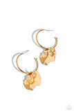 Paparazzi Majestic Mermaid - Gold Earrings