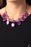 Paparazzi Maldives Mural - Purple Necklace