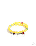 Paparazzi Malibu Mashup- Yellow Bracelet