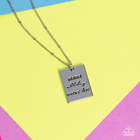 Paparazzi Mama MVP - Silver Necklace