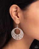 Paparazzi Mandala Paradise- Silver Earrings